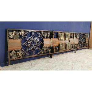 Bernardin Wrought Iron And Copper Choir Grille, Clermont Ferrand