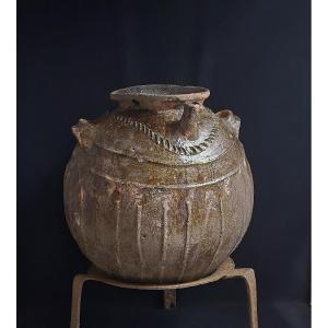 grande poterie en terre cuite Auvergne XVIIIéme