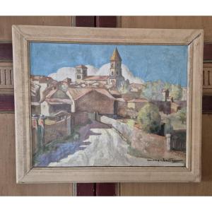 vue de brioude par J BOUERY