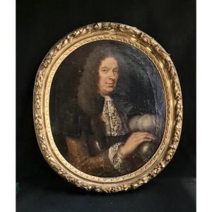 portrait d'officier en cuirasse fin XVIIe