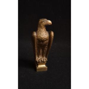 Sceau en bronze ciselé aigle impérial signé MAUROY