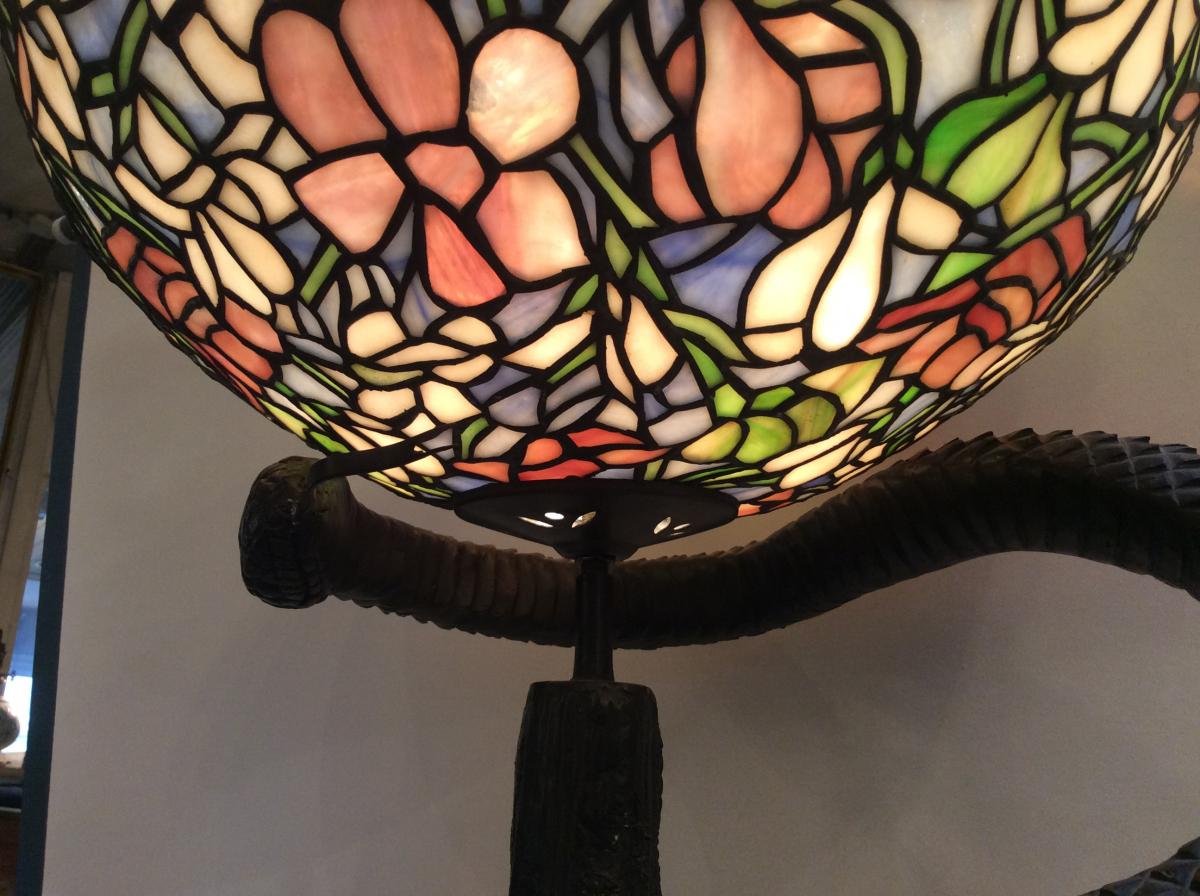Lampe En Bronze - Jim Davidson-photo-3