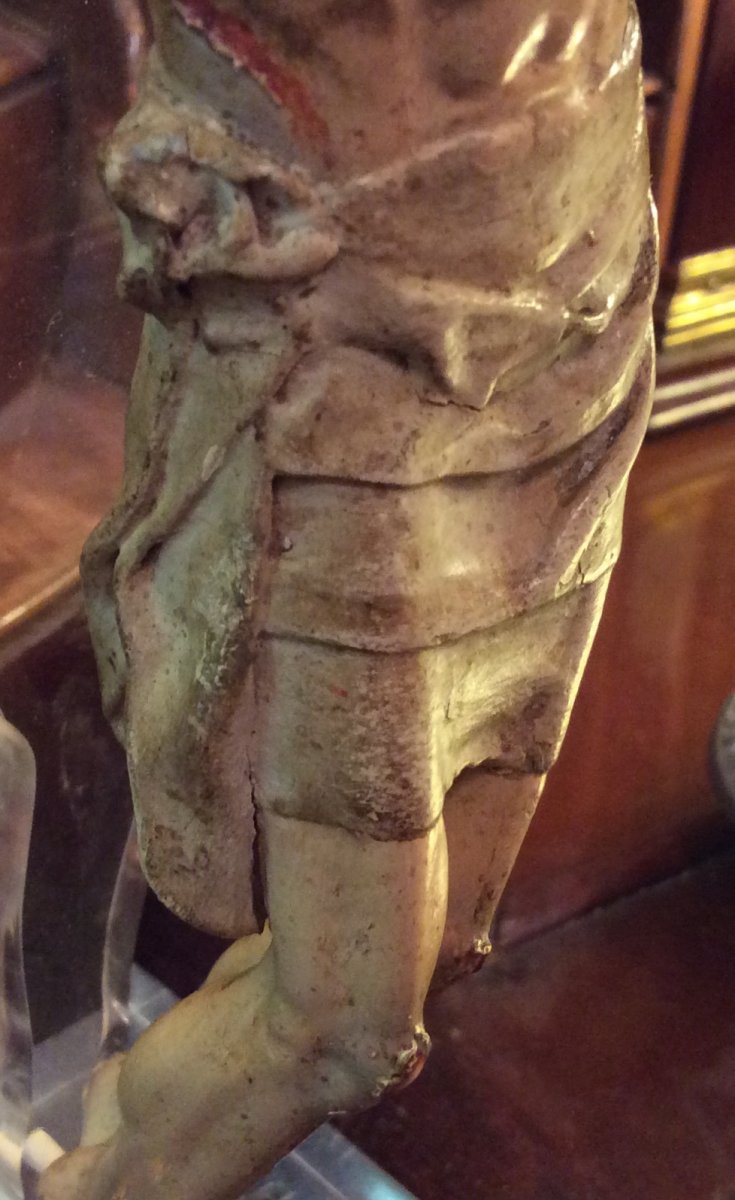 Christ En Bois Sculpté -photo-6
