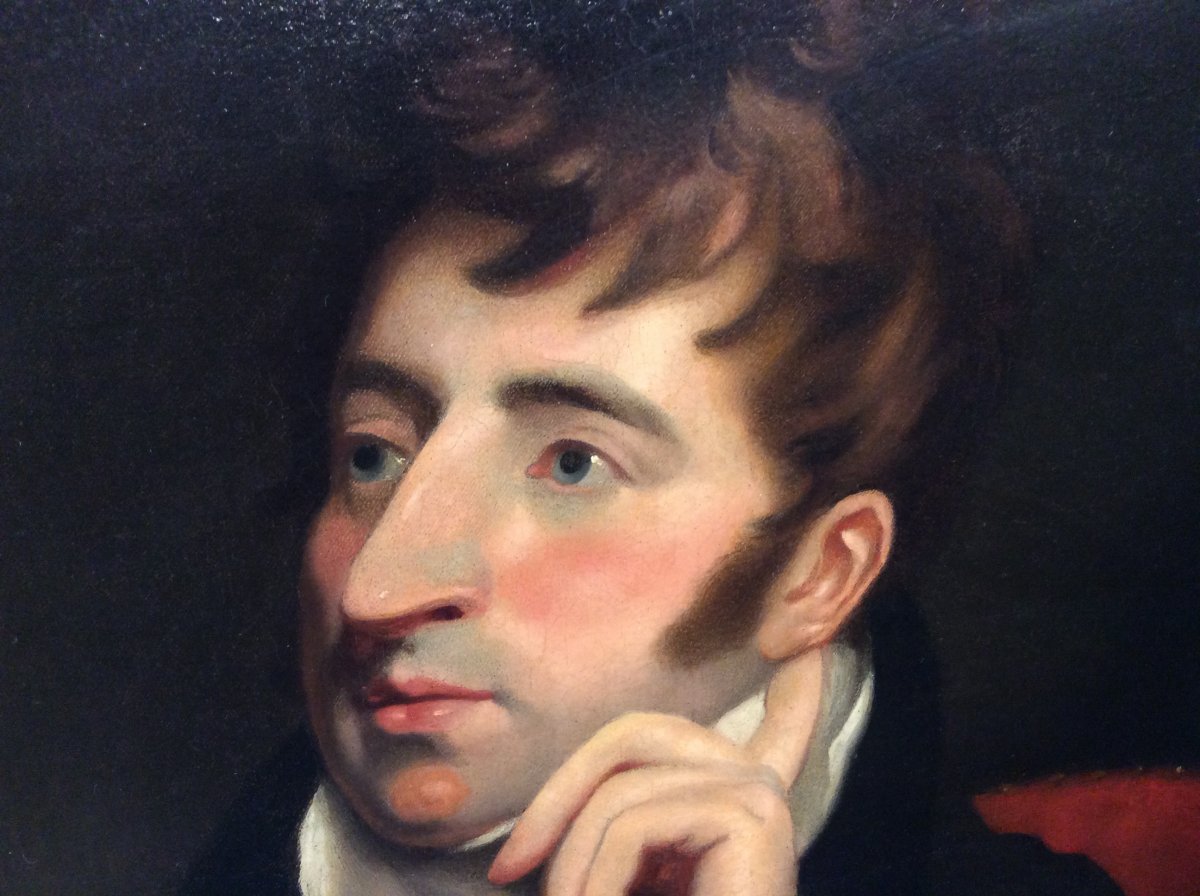 Portrait D’aristocrate- École Anglaise- Début XIXe Siècle -photo-3