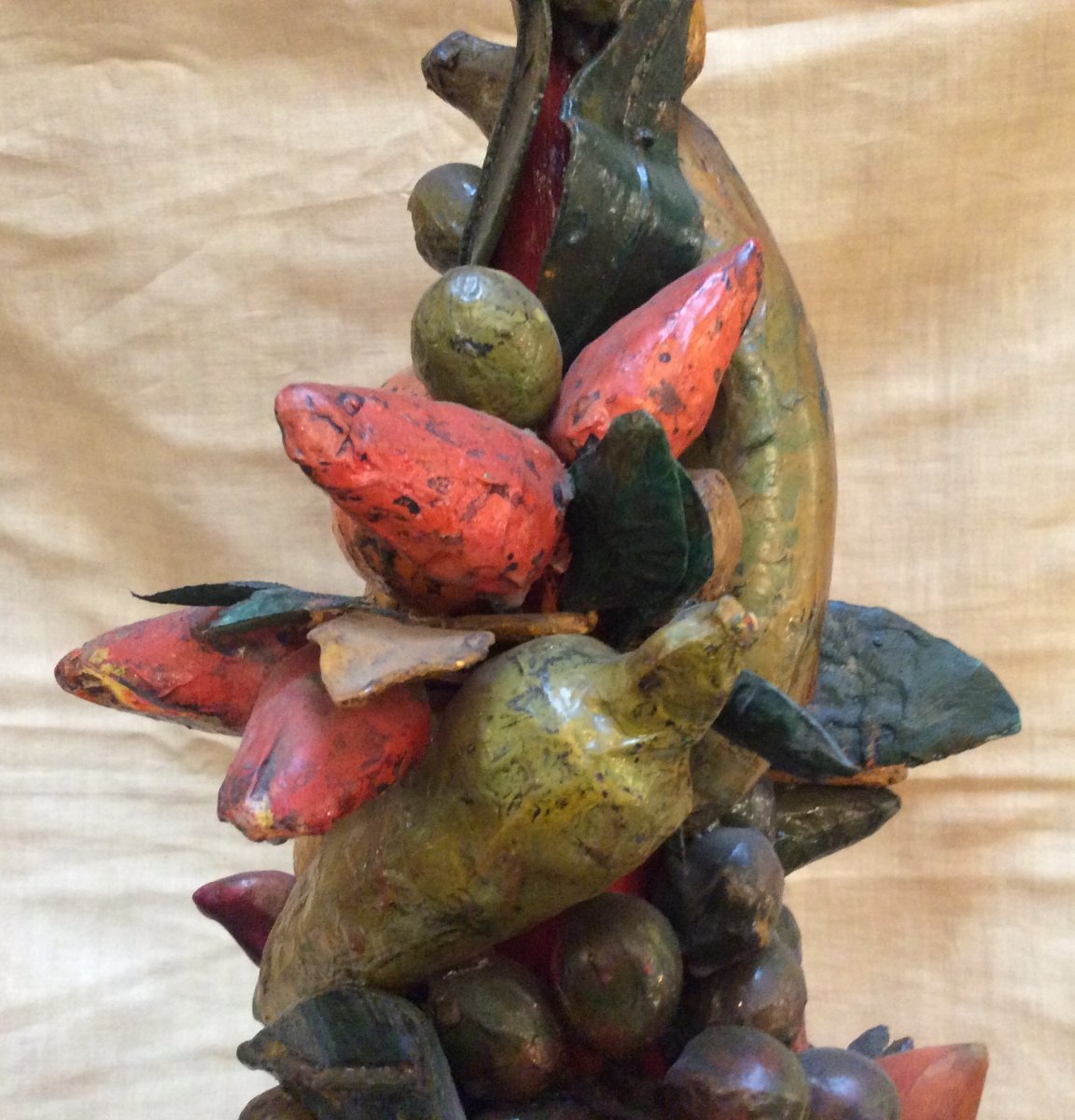 Fruit Composition In Papier Mâché -photo-2