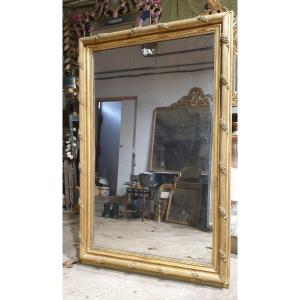 Large 19th Century Fireplace Mirror In Its Juice