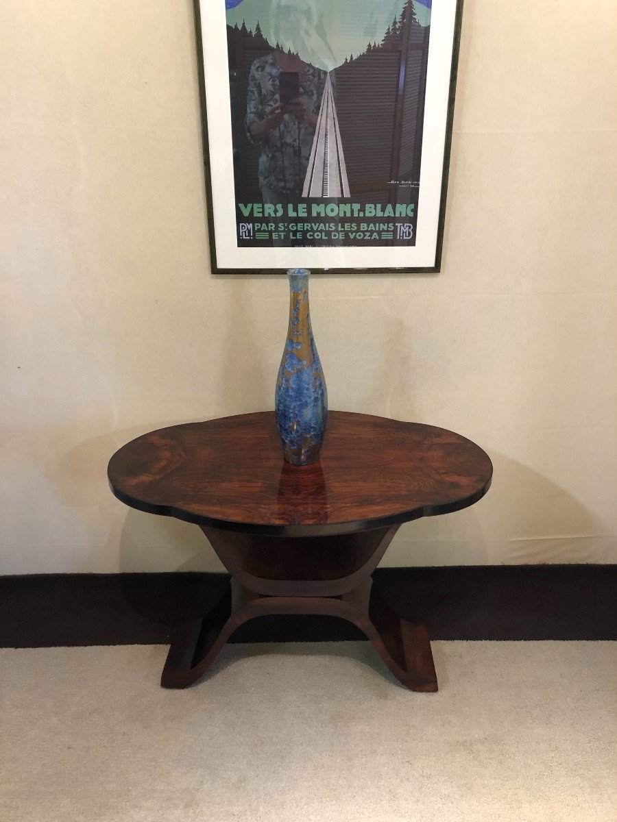 Art Deco Pedestal Table-photo-4