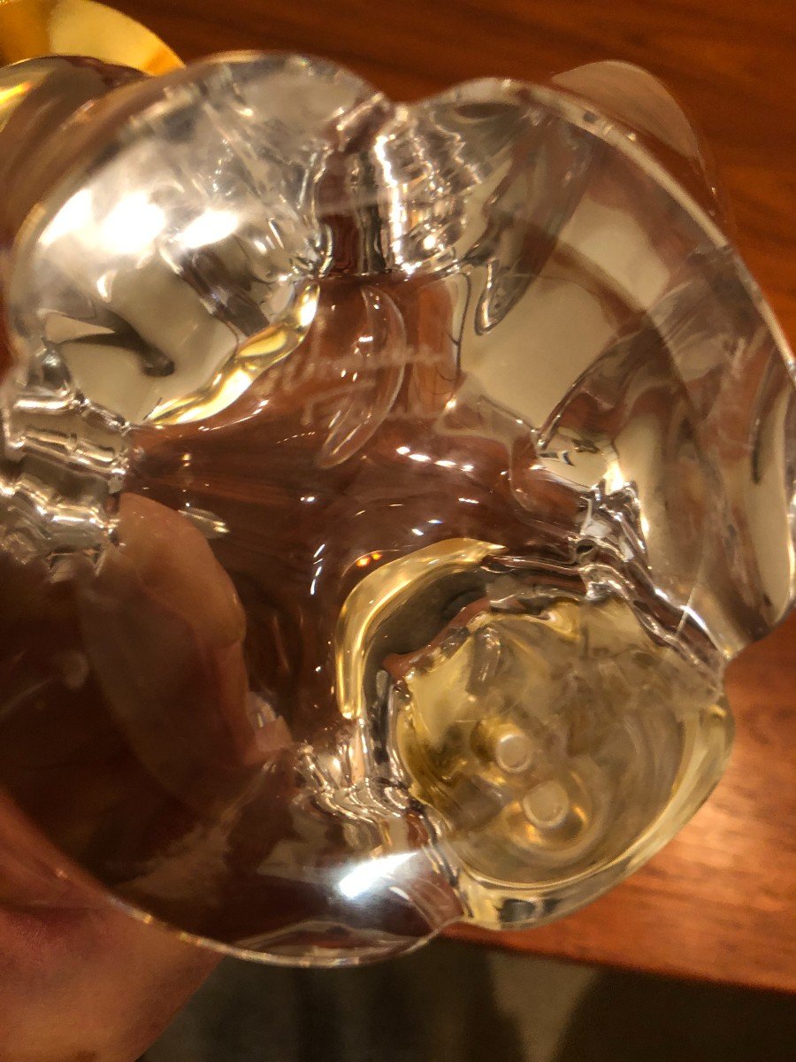 Bougeoir Cristal  Art Déco -photo-3