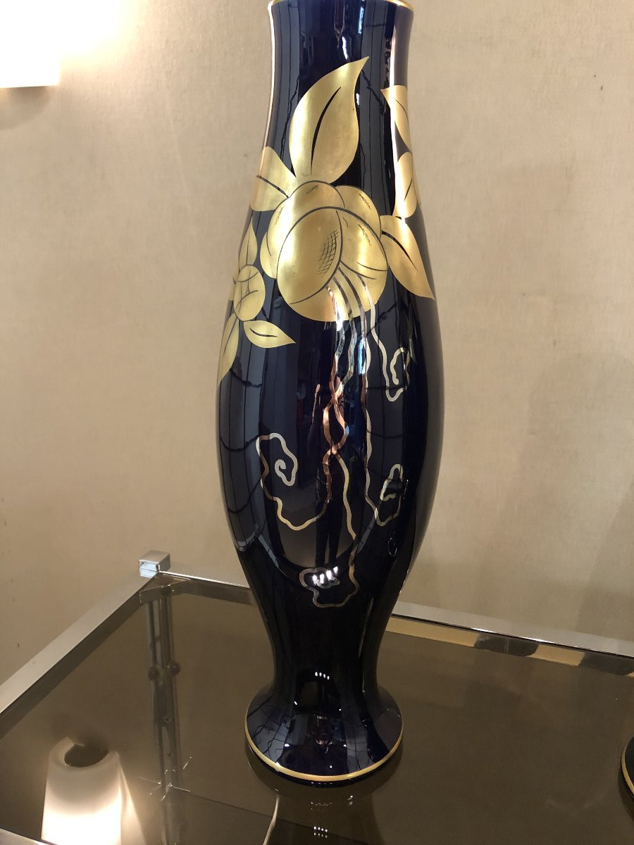 Paire vases art déco-photo-2