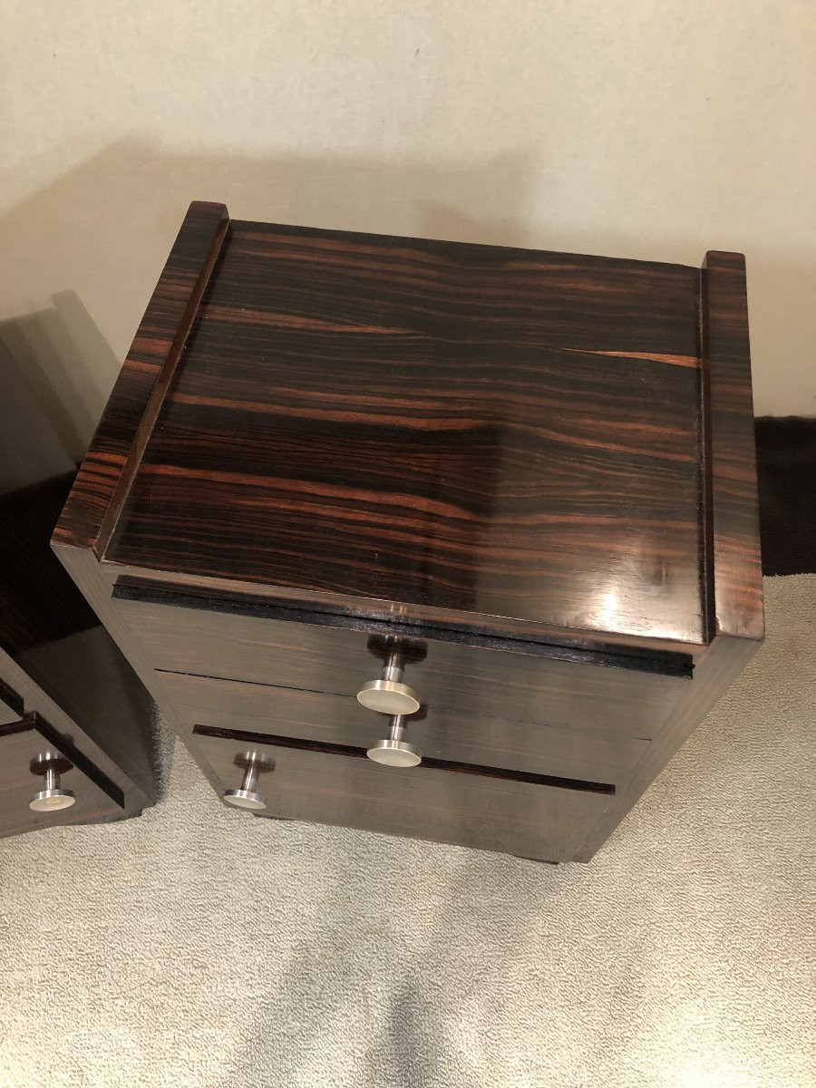 Paire chevets art déco-photo-3