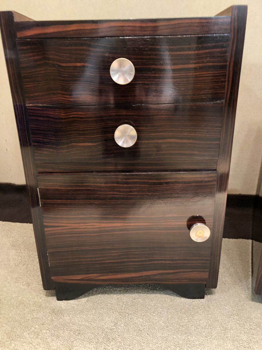 Paire chevets art déco-photo-3