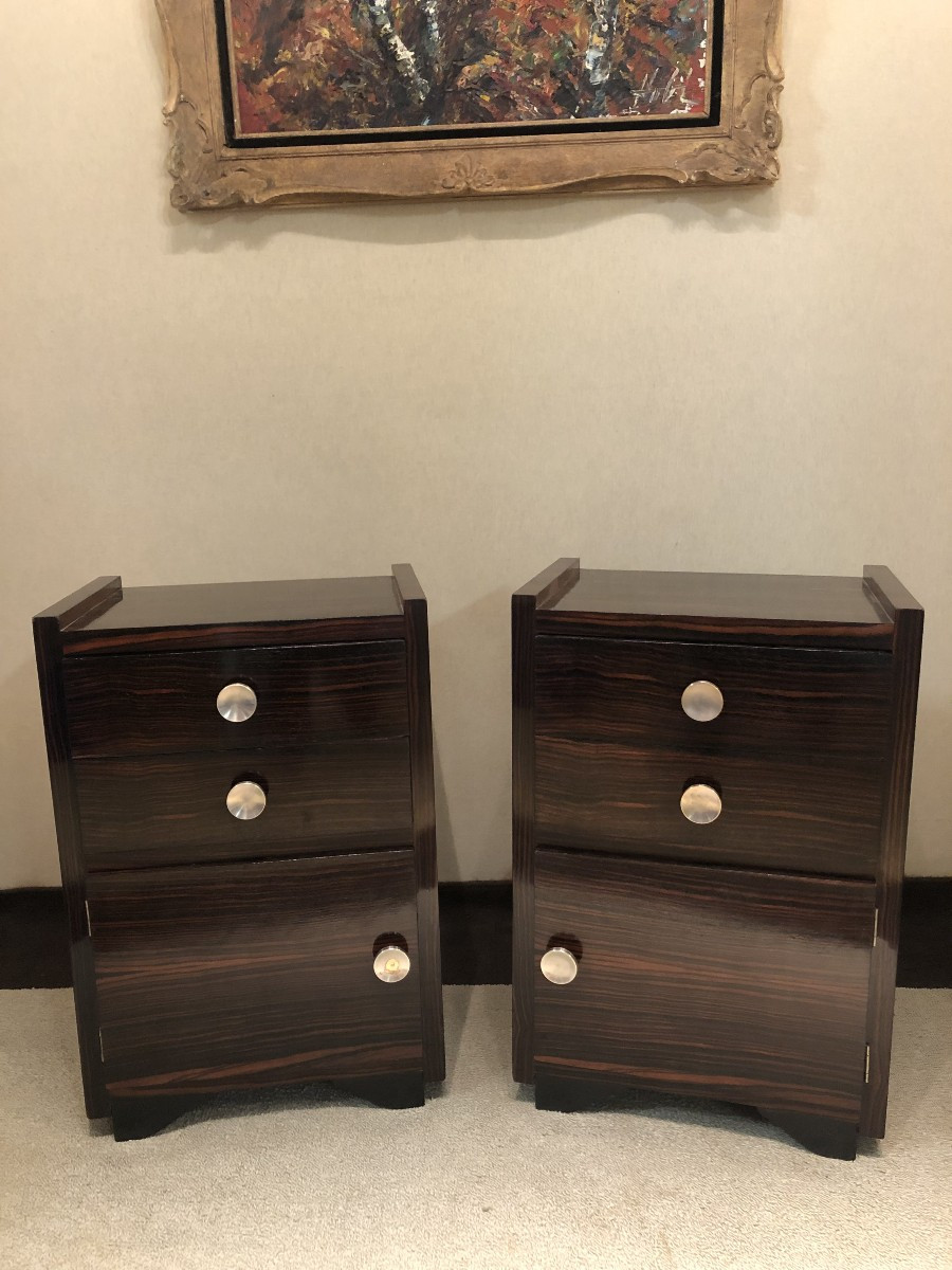 Paire chevets art déco