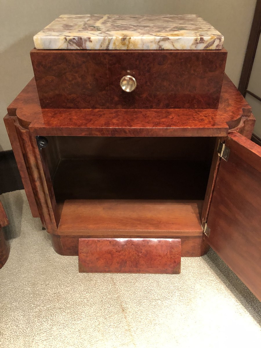 Paire chevets art déco-photo-3