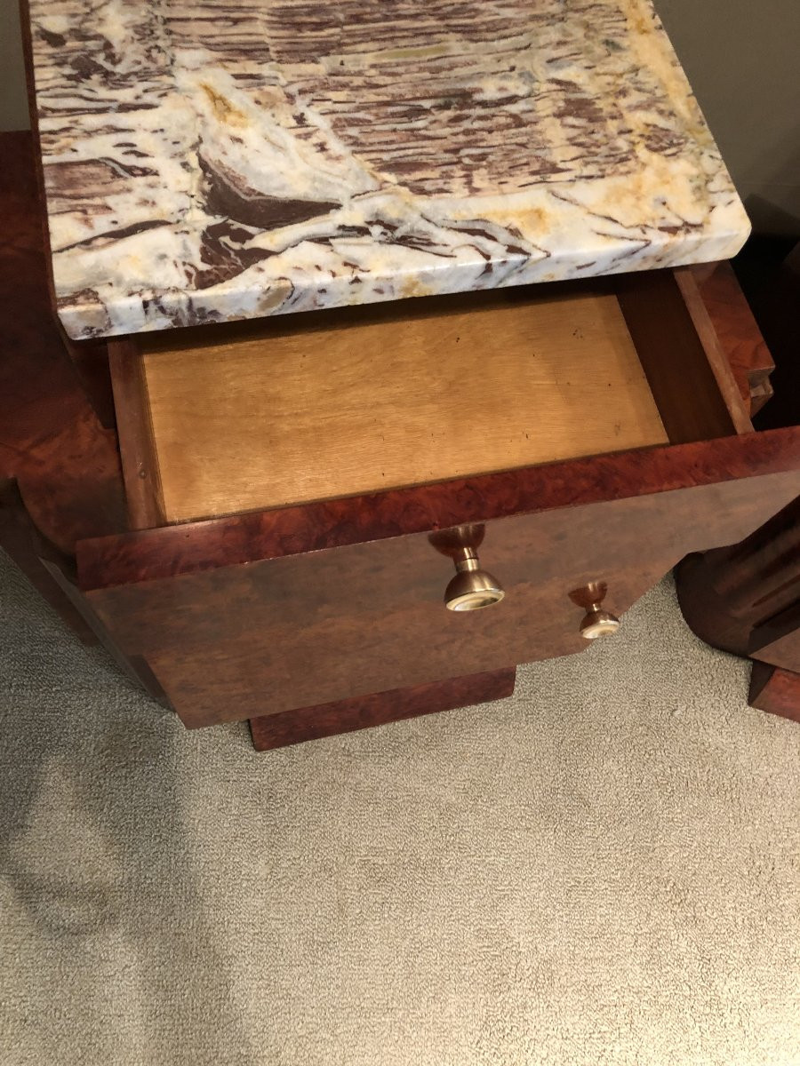 Paire chevets art déco-photo-3