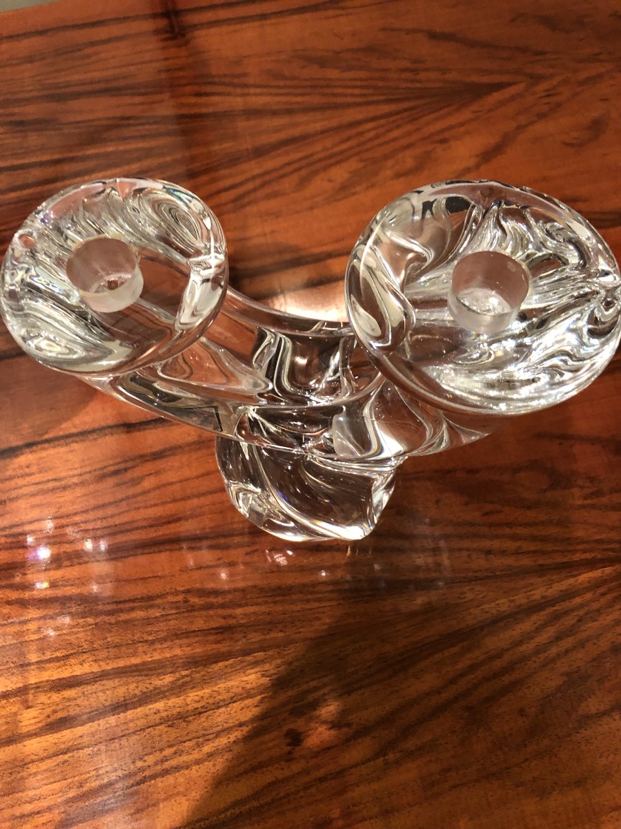 Paire chandeliers Daum-photo-3