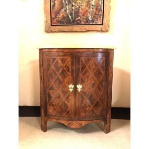 Louis XV Corner Cupboard