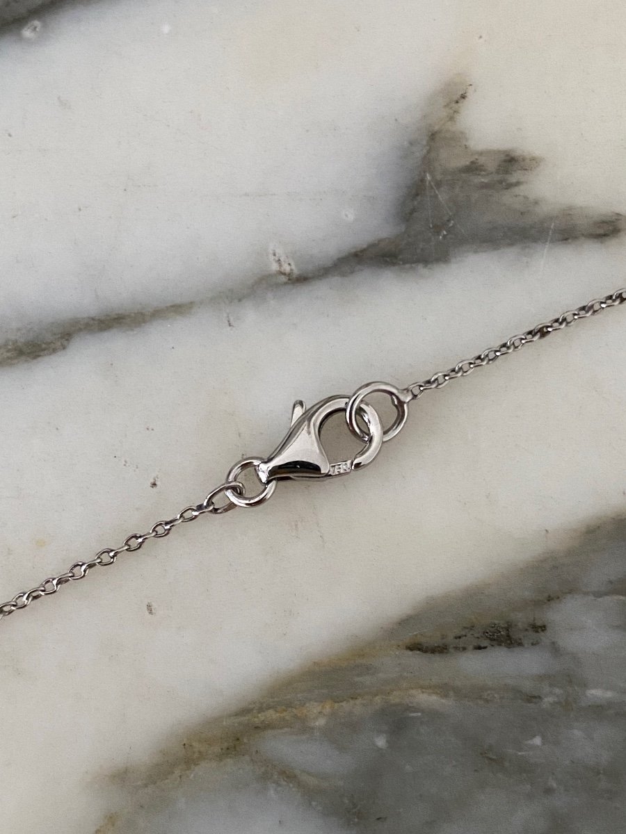 Collier Négligé De Période Art Déco En Platine Et Diamants -photo-5