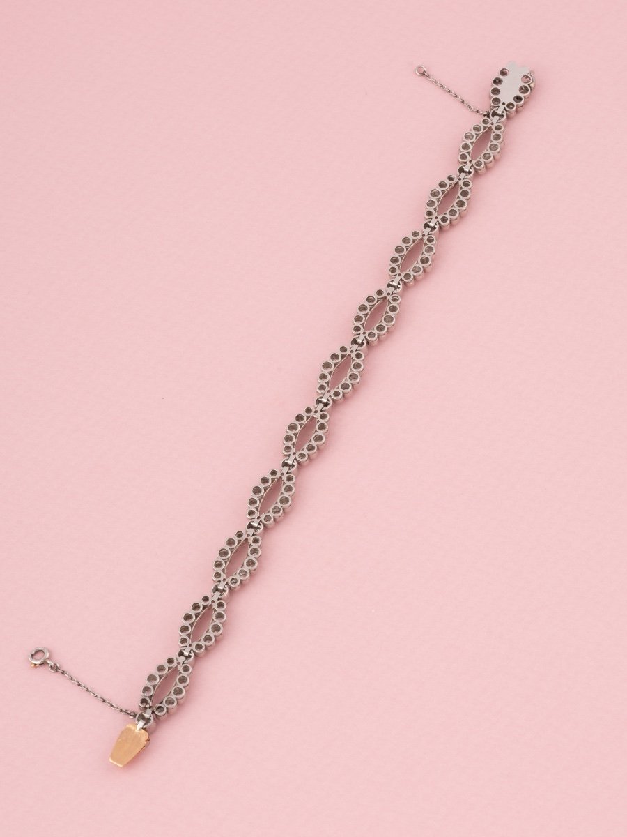 Belle Epoque Bracelet In Platinum And Diamonds -photo-4
