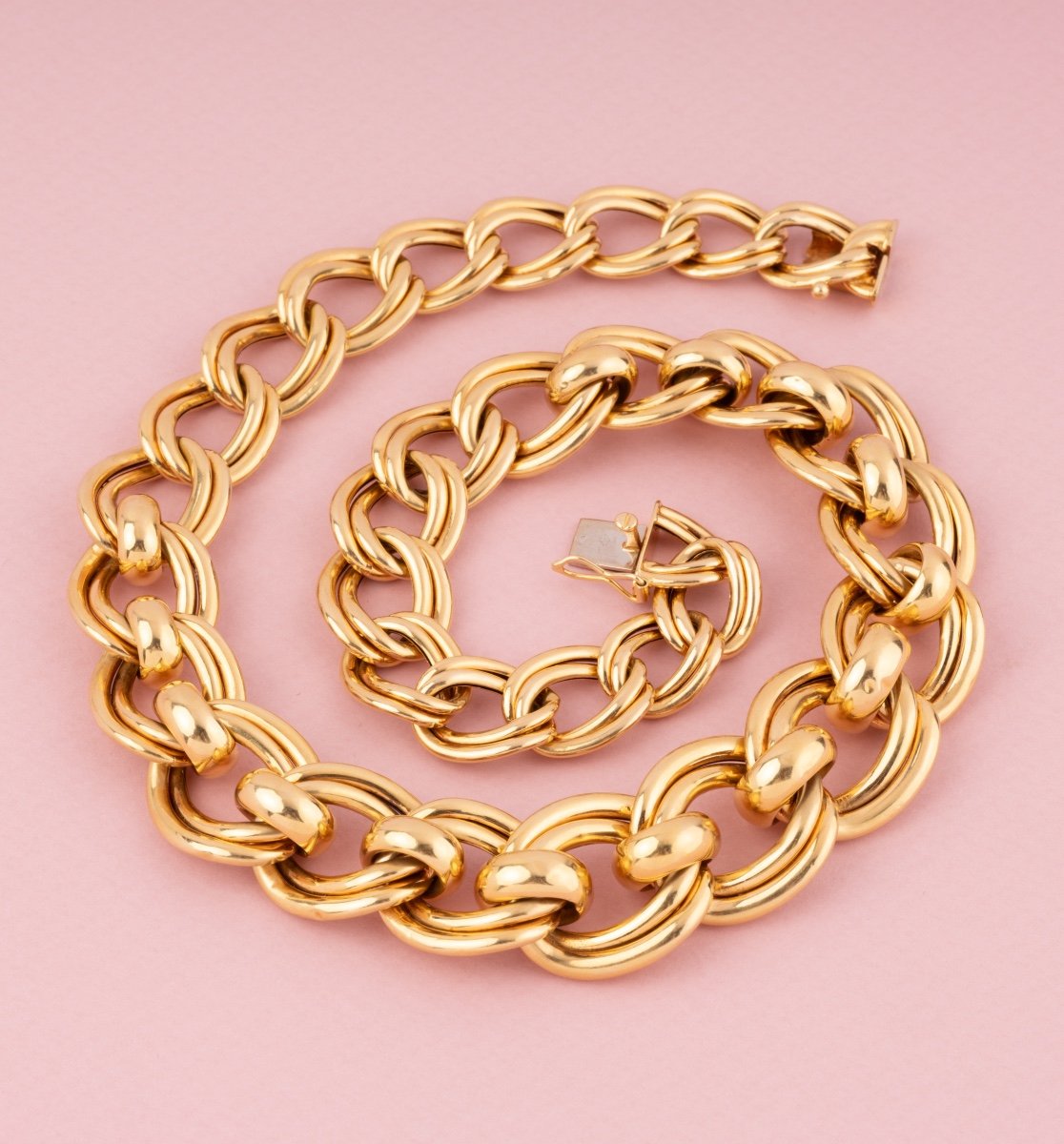 Collier En Or Jaune 18k -photo-2