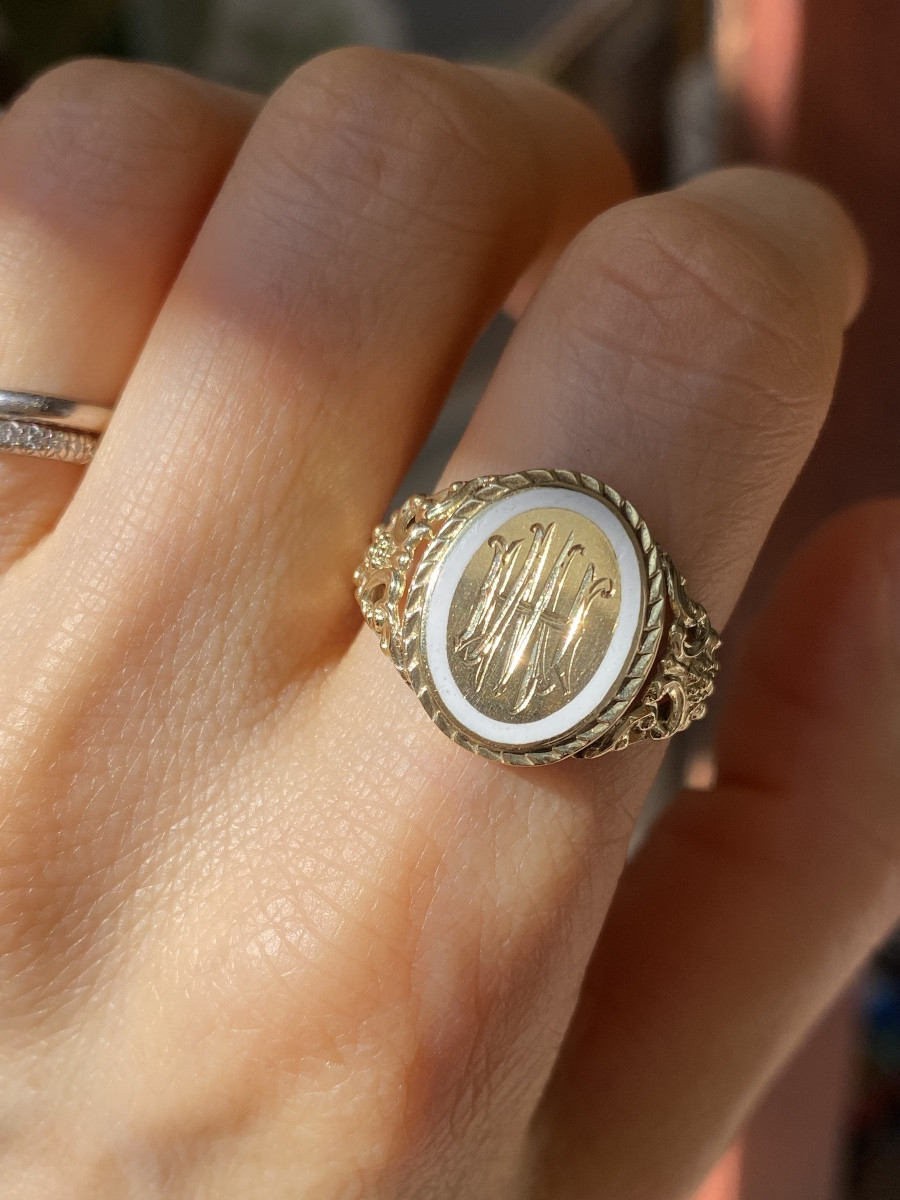 Antique 14k Gold Ring -photo-5