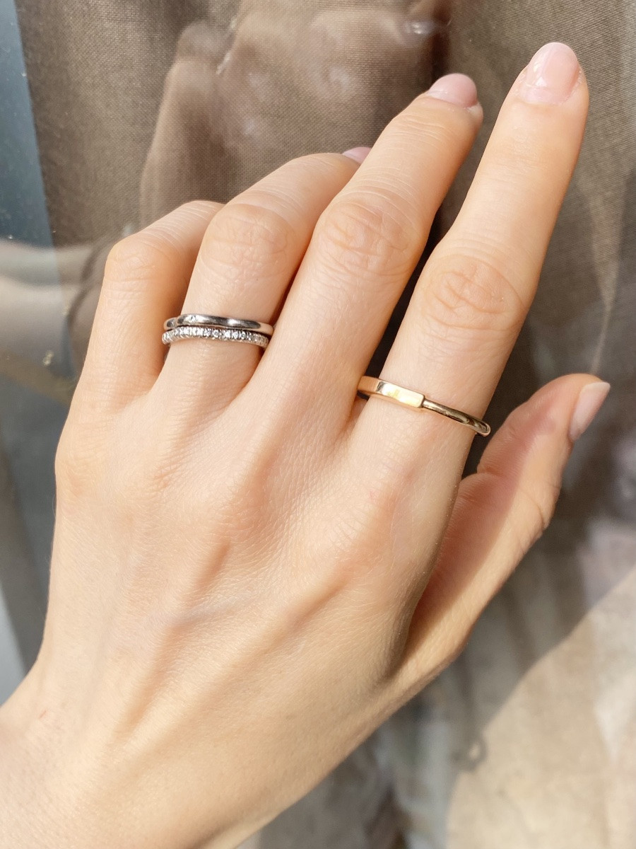 Bague Tiffany & Co Lock En Or Rose 18k-photo-6
