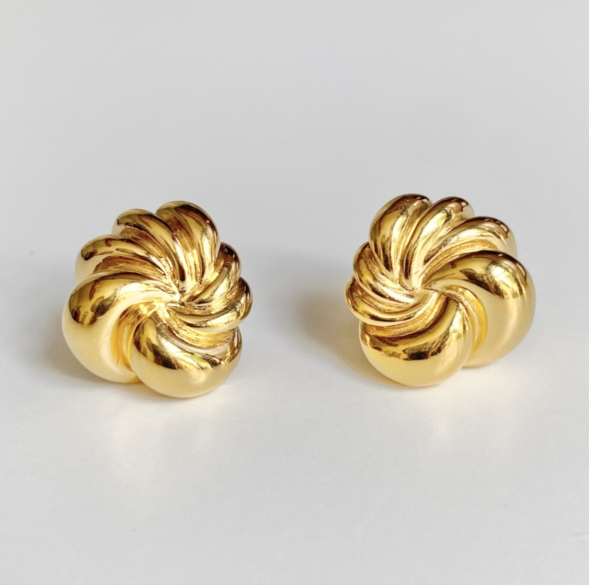 Boucles d'oreilles en or jaune 18K