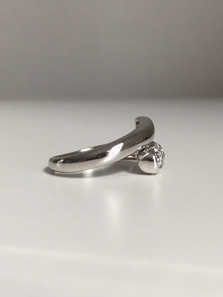 Bvlgari Astrea Model Ring In 18k White Gold And Diamonds -photo-2