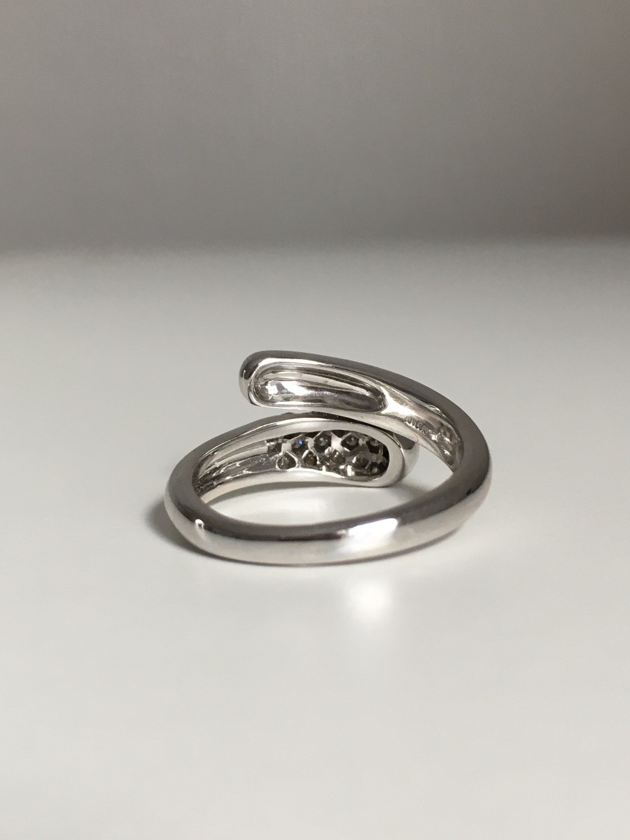 Bvlgari Astrea Model Ring In 18k White Gold And Diamonds -photo-4