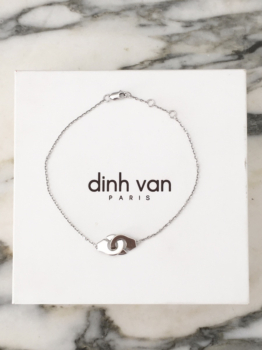 DINH VAN Bracelet menottes en or blanc 18K -photo-3
