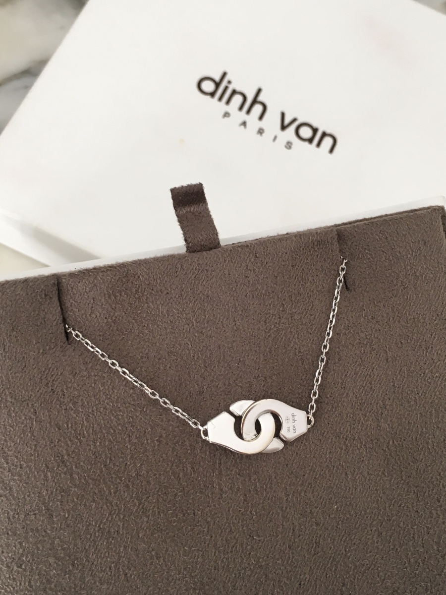DINH VAN Bracelet menottes en or blanc 18K -photo-4