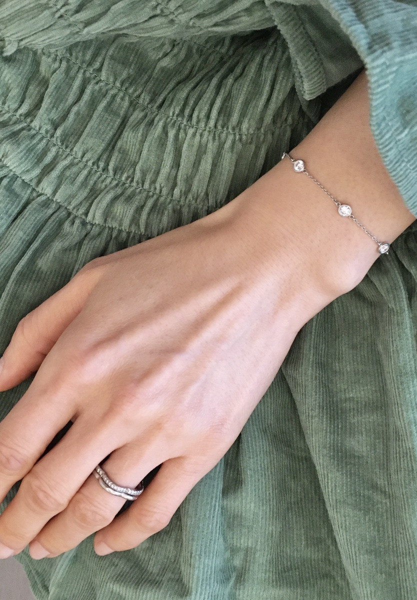 TIFFANY & CO-Diamonds by the Yard par Elsa Peretti en platine et diamants -photo-3