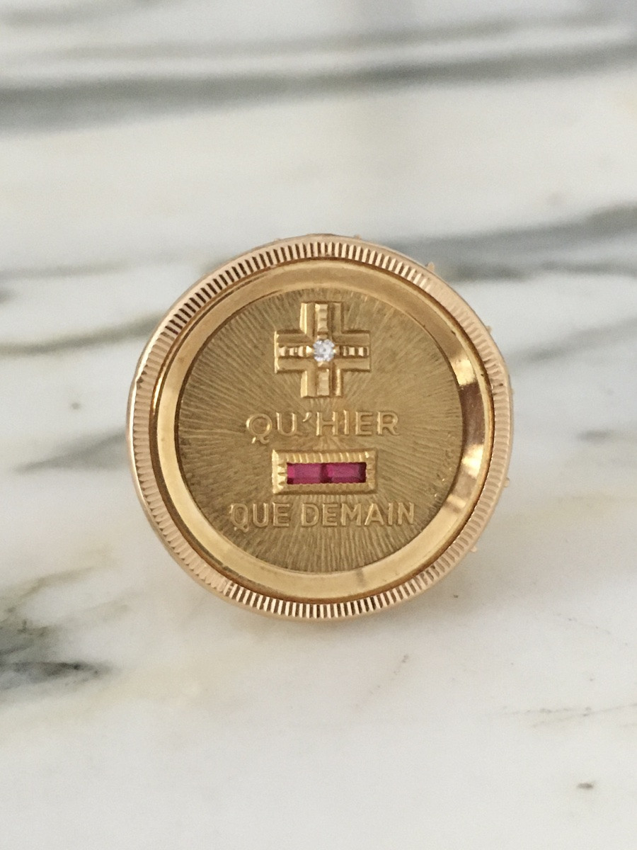 Bague d’amour Augis en or jaune 18K-photo-2