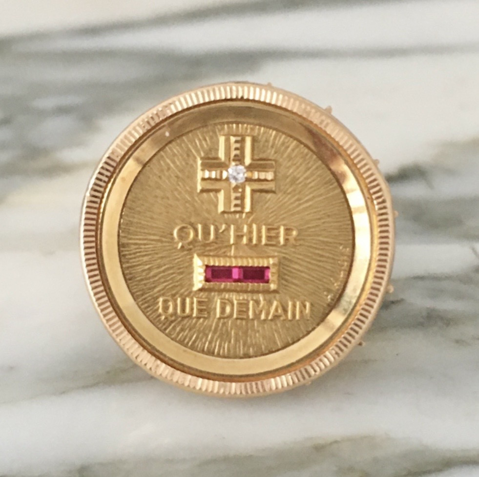 Bague d’amour Augis en or jaune 18K