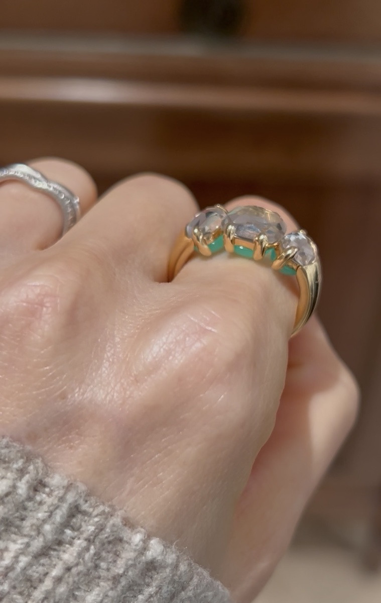 Pomellato Capri Model Ring In 18k Gold-photo-8