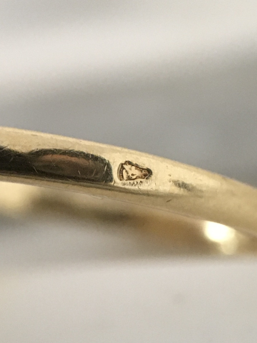 Belle époque Toi Et Moi Ring In 18k Yellow Gold And Diamonds -photo-4