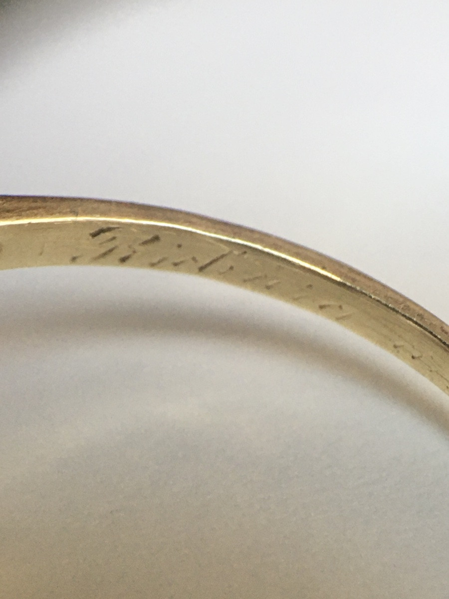 Art-deco Toi Et Moi Ring In 18k Yellow Gold And Platinum Diamonds-photo-3