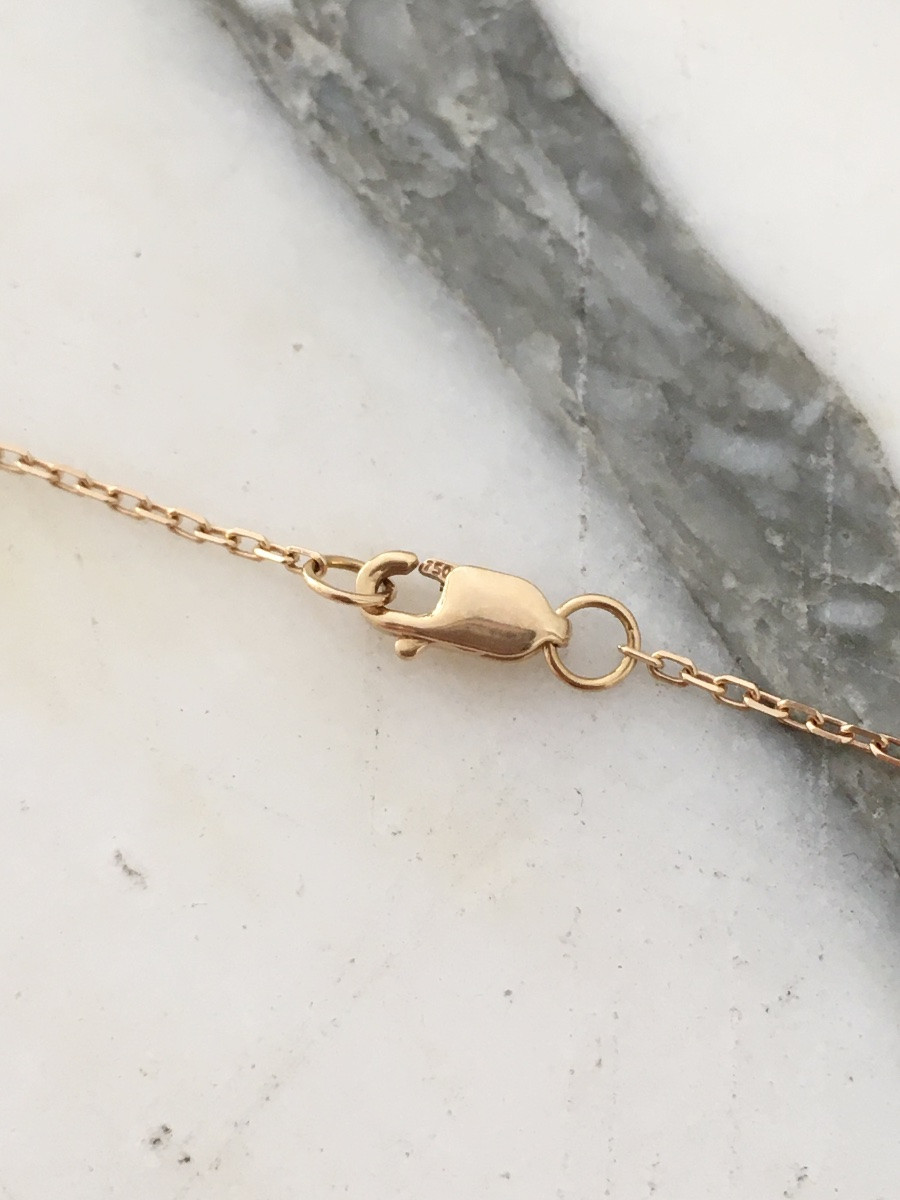Collier DINH VAN "Menottes" XS en or rose 18K -photo-1