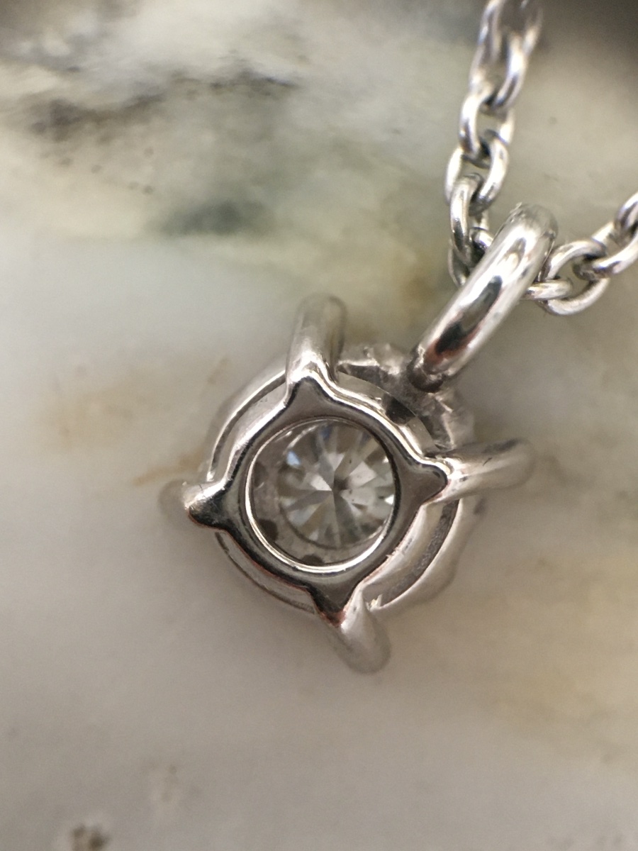 Necklace In 18k White Gold And Diamonds-photo-5