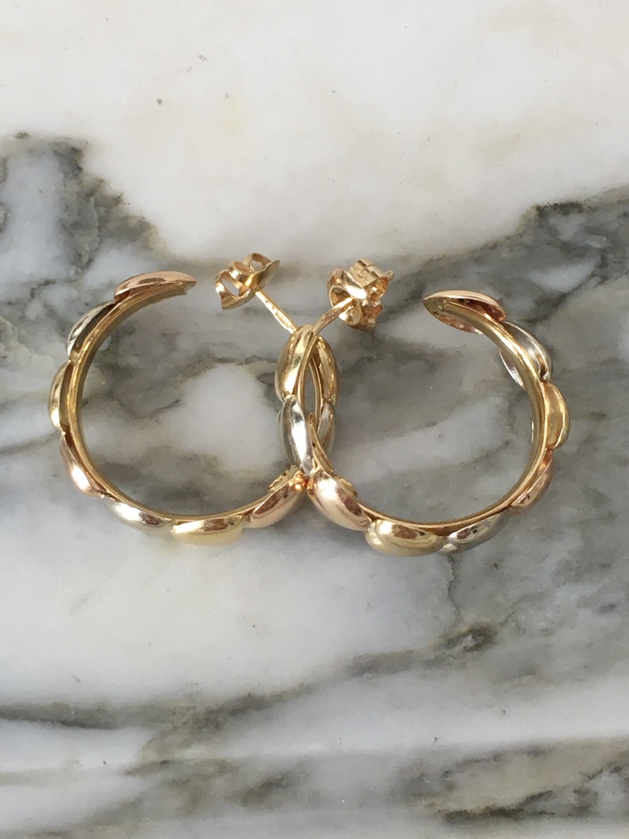 Boucles d'oreille coeur Le-Gi en or 18K-photo-3