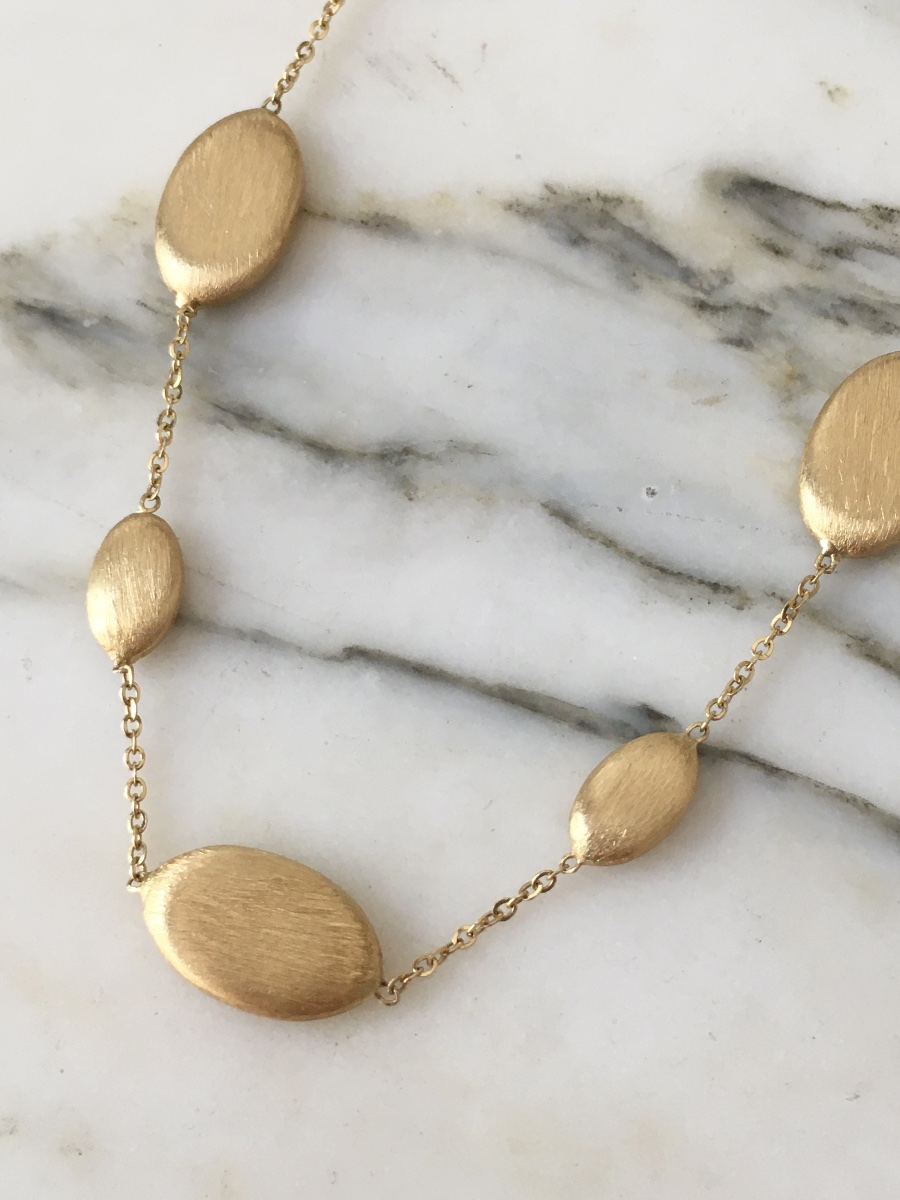 Collier en or jaune 18K -photo-3