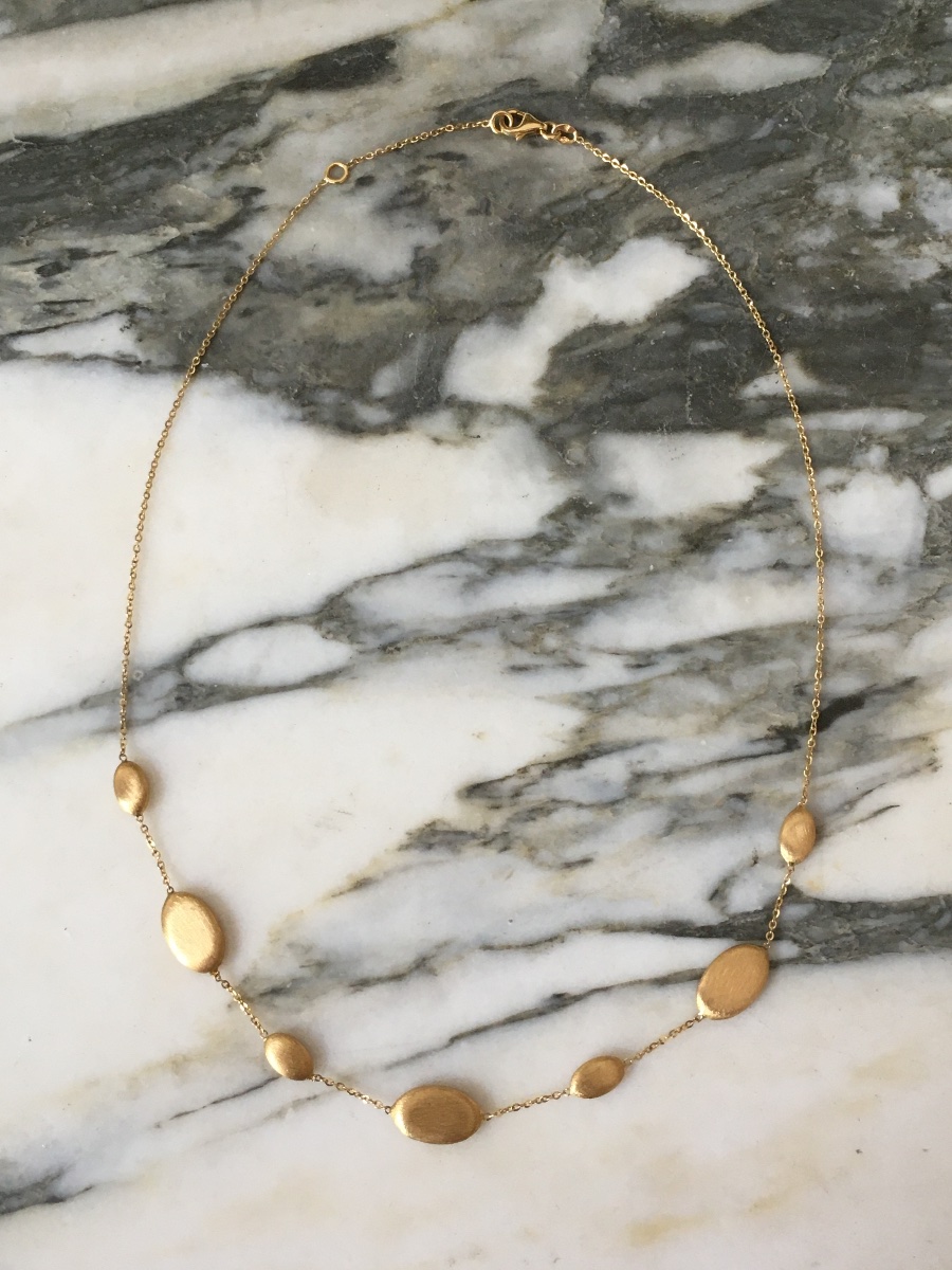 Collier en or jaune 18K -photo-1