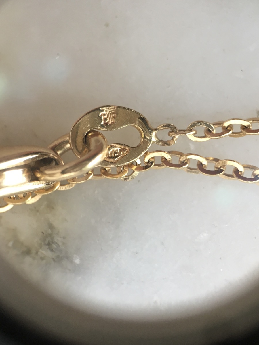 Collier en or jaune 18K -photo-6