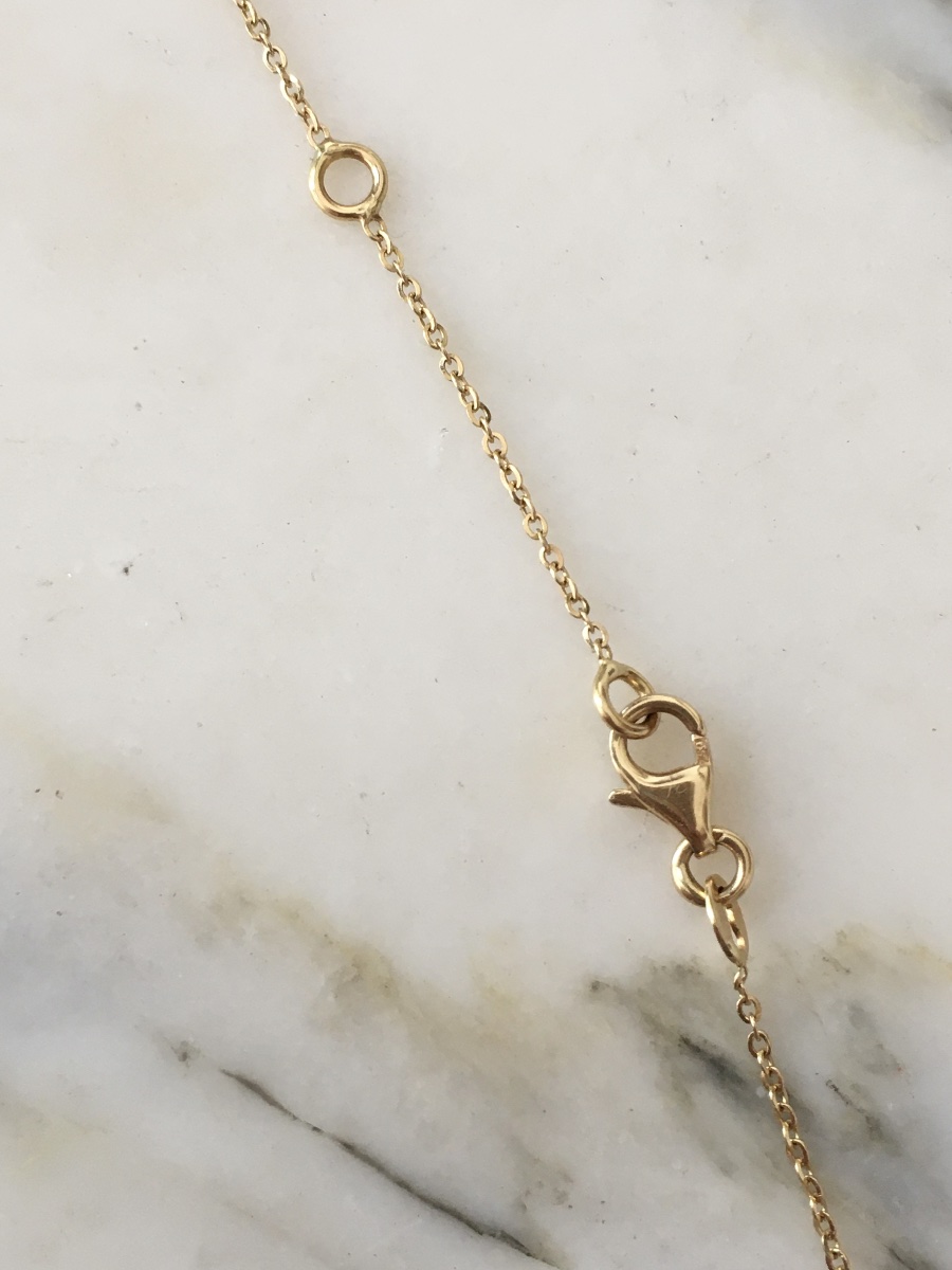 Collier en or jaune 18K -photo-7