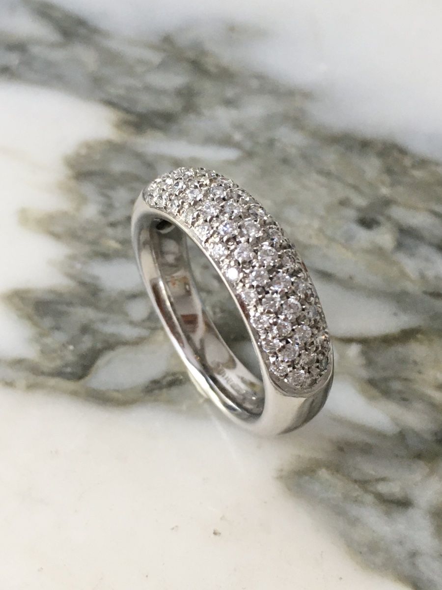 Bague DAMIANI en or blanc 18K et diamants -photo-1