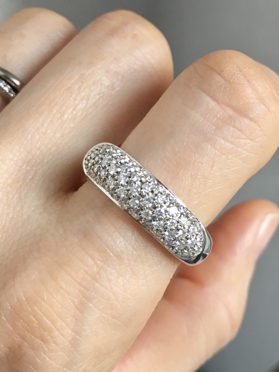 Bague DAMIANI en or blanc 18K et diamants -photo-5