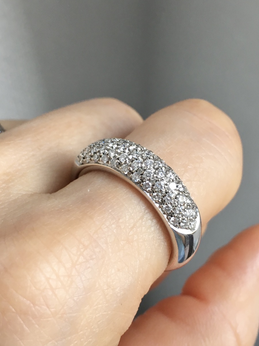 Bague DAMIANI en or blanc 18K et diamants -photo-6