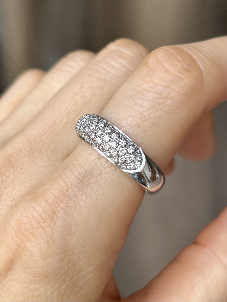 Bague DAMIANI en or blanc 18K et diamants -photo-8