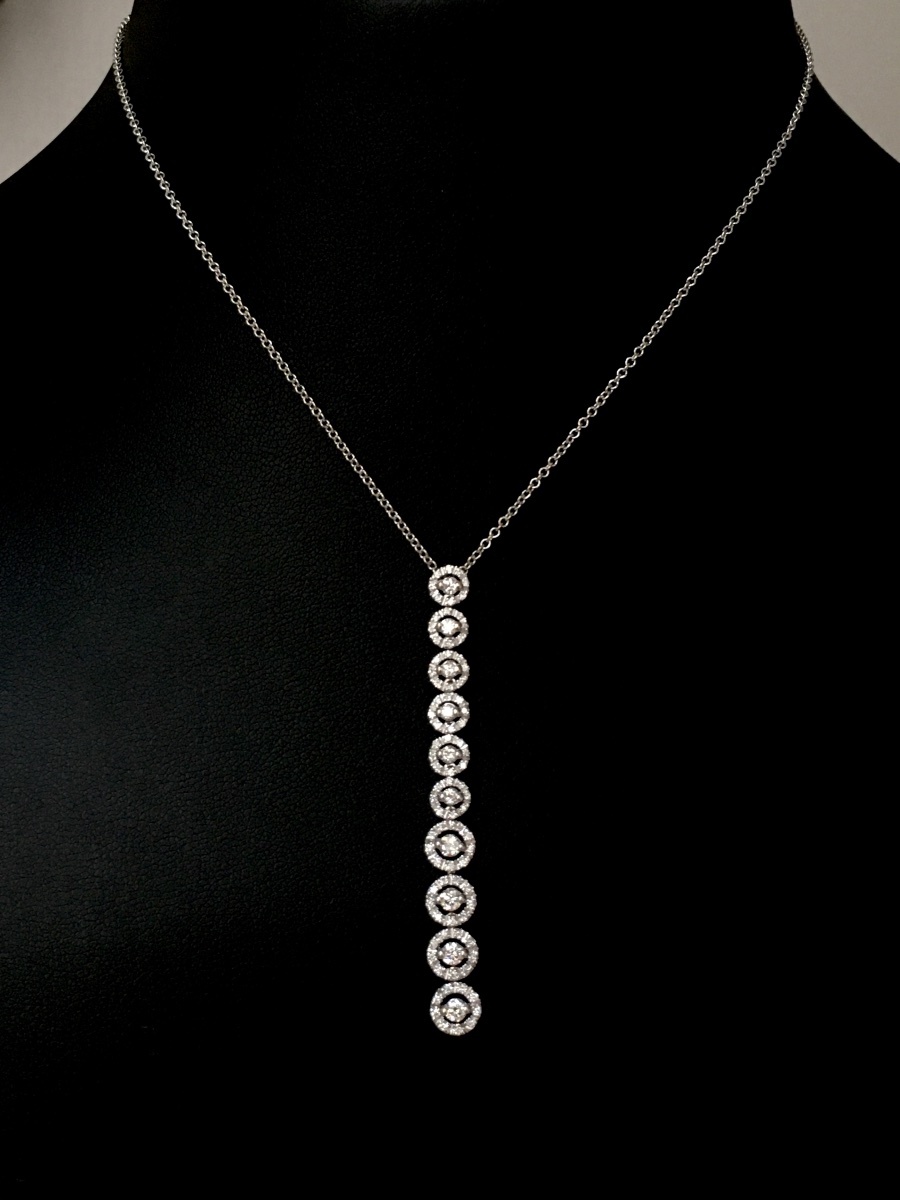 LEO PIZZO Collier en or blanc 18K et diamants -photo-2