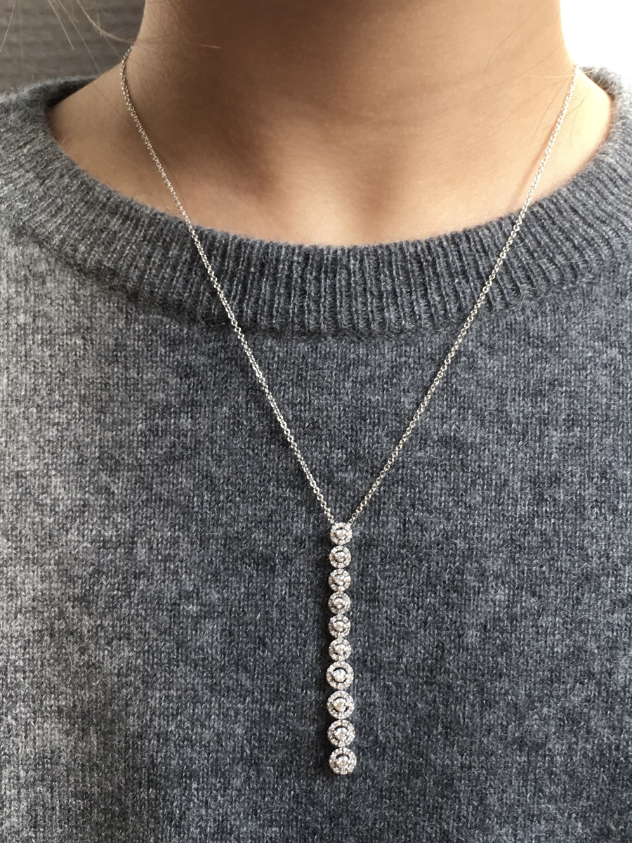 LEO PIZZO Collier en or blanc 18K et diamants -photo-7
