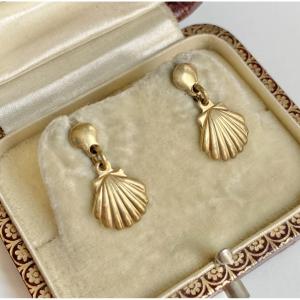 Boucles d'oreilles en or jaune 18K